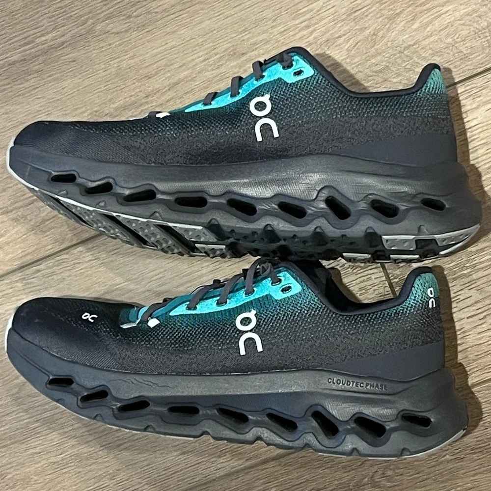 On Cloudtilt Men's Size 8.5 Casual Running Shoes in Aqua/Iron Athletic - Picture 3 of 13